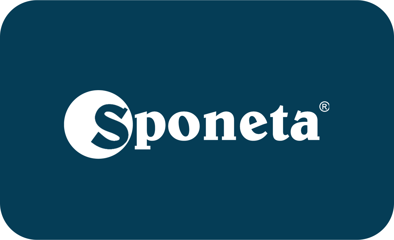 Logo sponeta blau