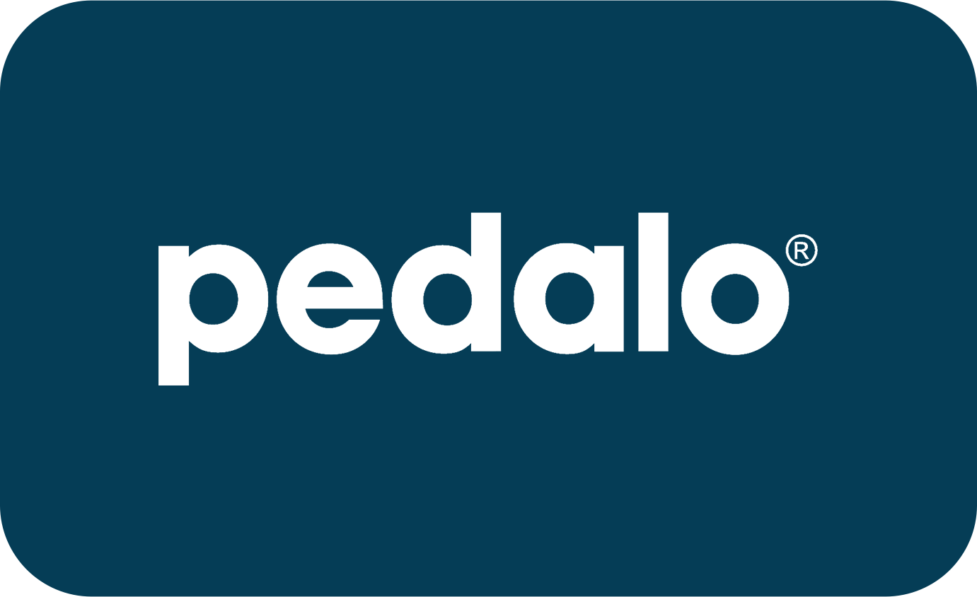 Logo pedalo blau