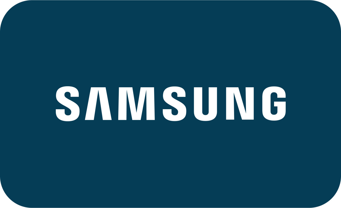 Logo Samsung blau