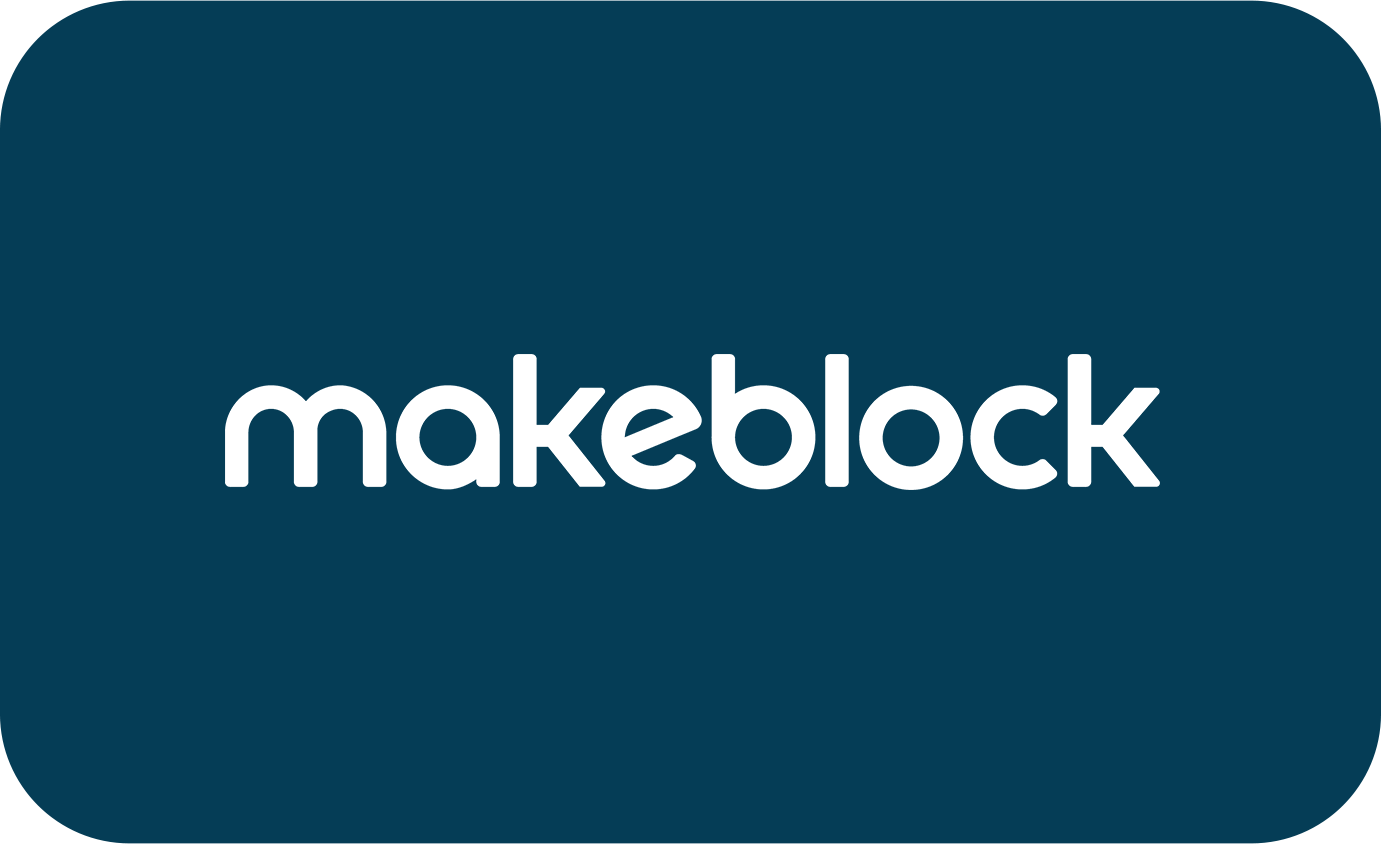 Logo makeblock blau