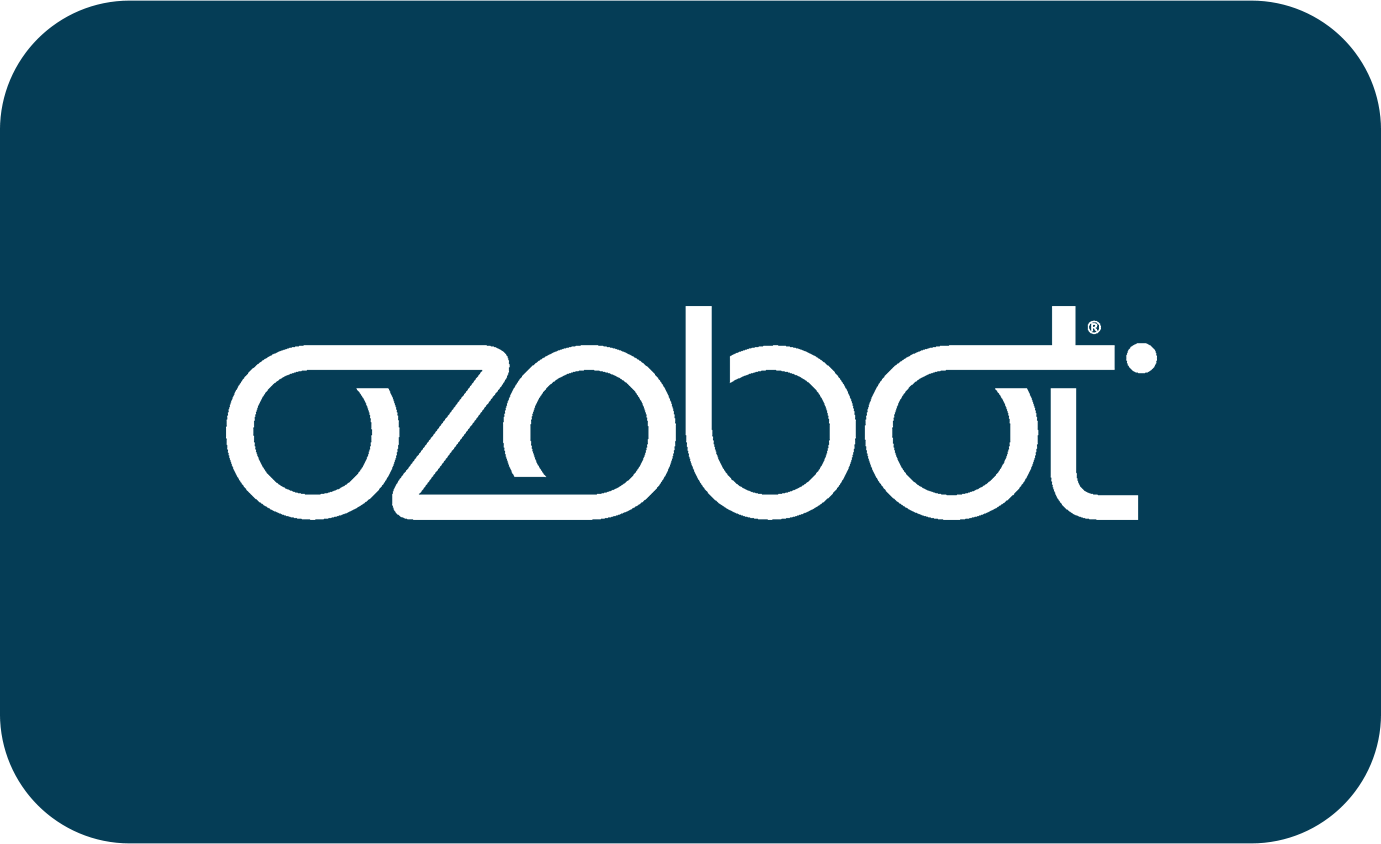 Logo ozobot blau